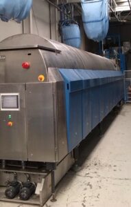 Lavatec Tunnel Washer Relocated with Senso Technics Control System